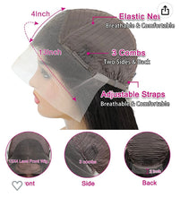 Load image into Gallery viewer, 13*4” hd Lace Frontal Wig Straight