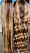 Load image into Gallery viewer, 5*5” hd highlight closure wigs