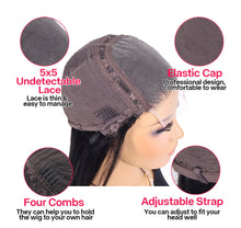 Load image into Gallery viewer, 5*5” Hd closure wig