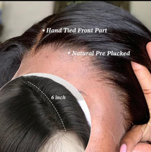 Load image into Gallery viewer, 13*6” transparent lace frontal