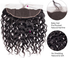 Load image into Gallery viewer, Hd lace Water Wave 13*4” Frontal